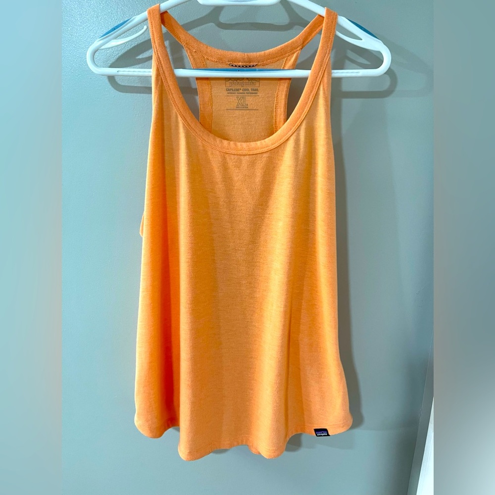 Patagonia Women's Capilene® Cool Trail Tank Top, peach, XL